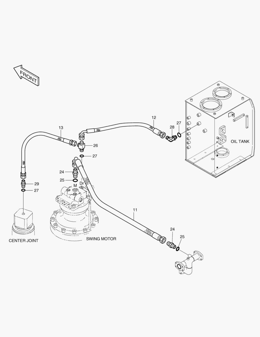ТУБОПРОВОД МАСЛЯНОГО РАДИАТОРА(3)