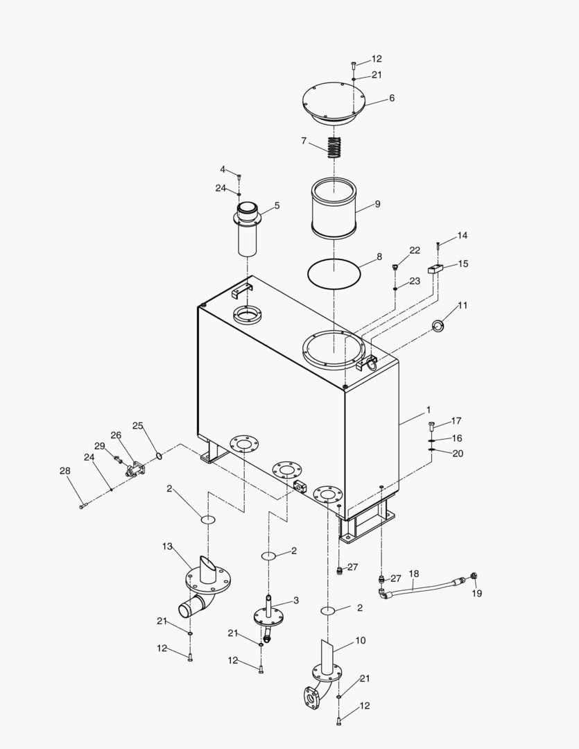 5610 OIL TANK ASSY(RUSSIA)