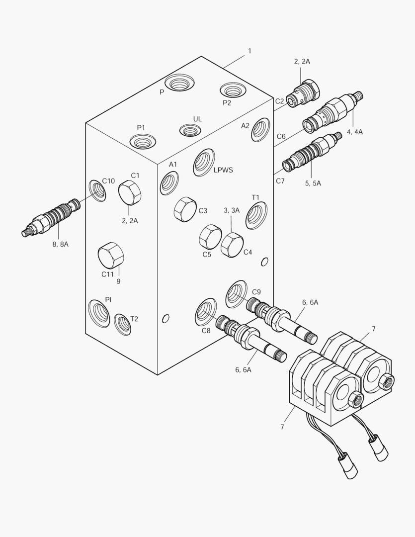 Спецтехника 3470 BRAKE & PILOT SUPPLY VALVE - главное фото