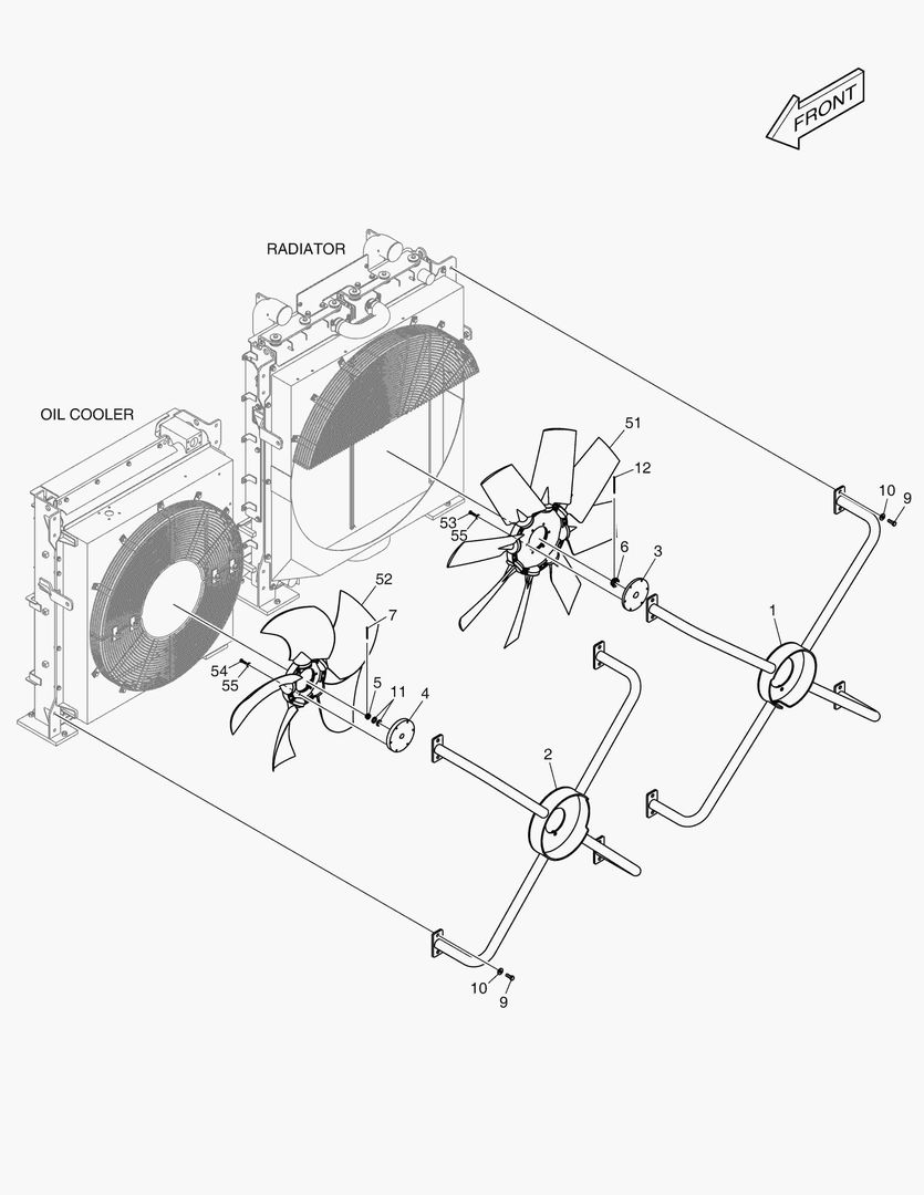 МОНТАЖ ВЕНТИЛЯТОРА ДВИГАТЕЛЯ