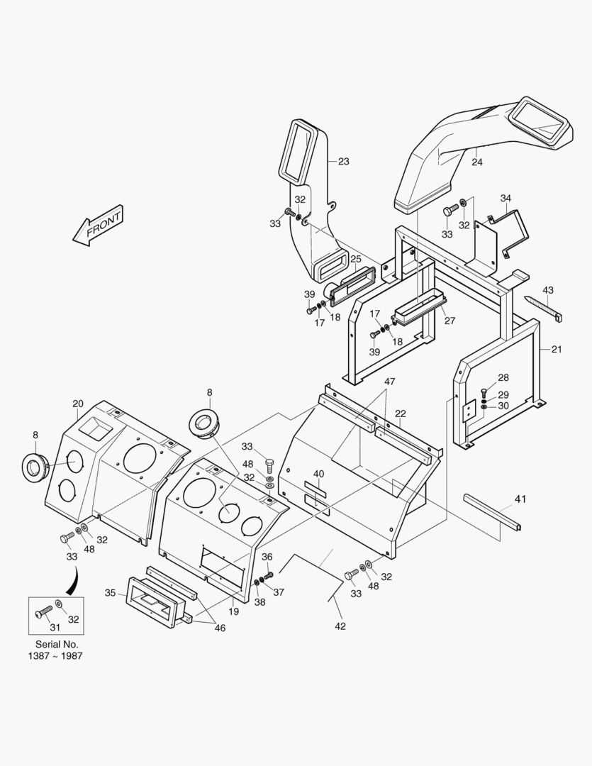 1574 AIR FLOW ASS`Y(2) [1387~]