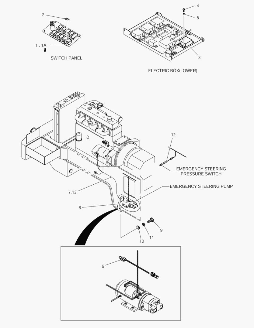 АВАРИЙНОЕ РУЛЕВОЕ УПРАВЛЕНИЕ(ЭЛЕКТРИКА)-ОПЦИЯ
