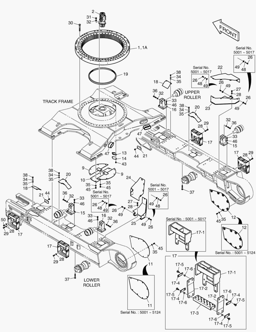 КОМПЛЕКТУЮЩИЕ ГУСЕНИЦЫ