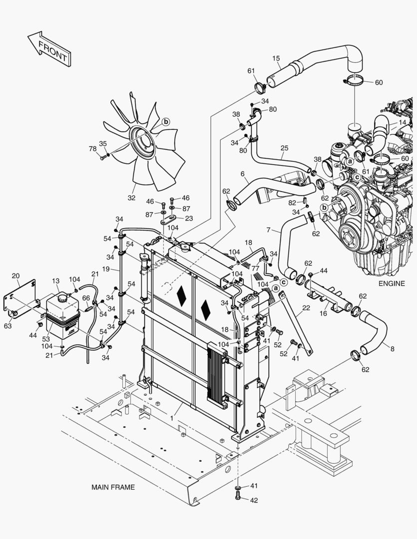 ОПОРТНЫЙ УЗЕЛ РАДИАТОРА