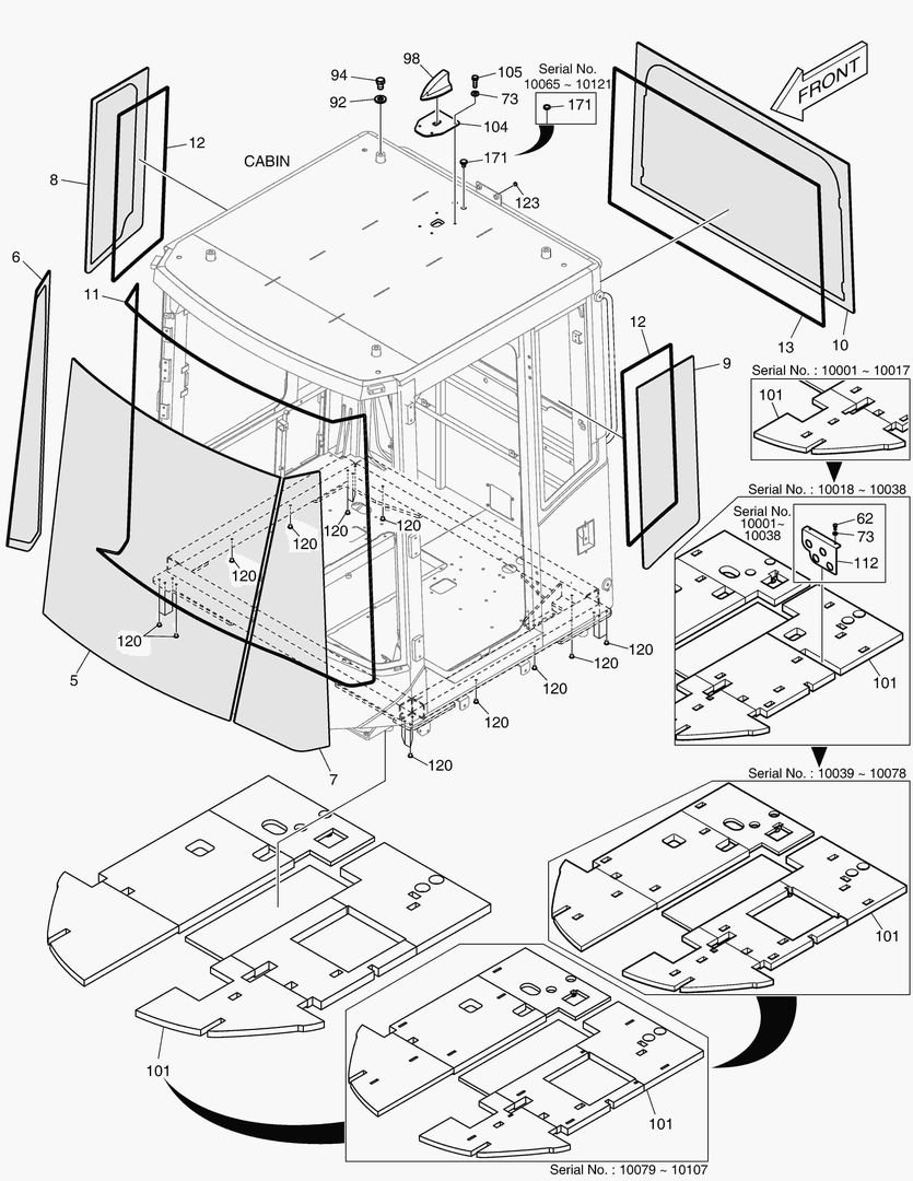 КАБИНА(5) - СТЕКЛО