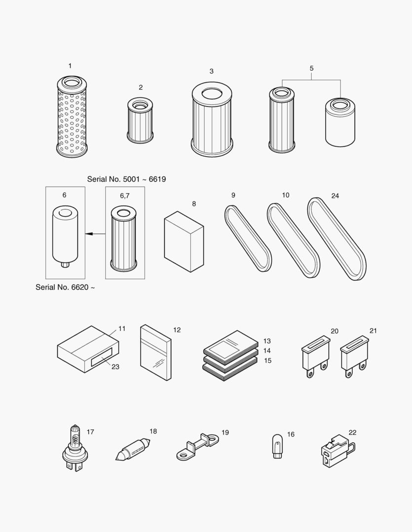 4110 SPARE PARTS [5001~]