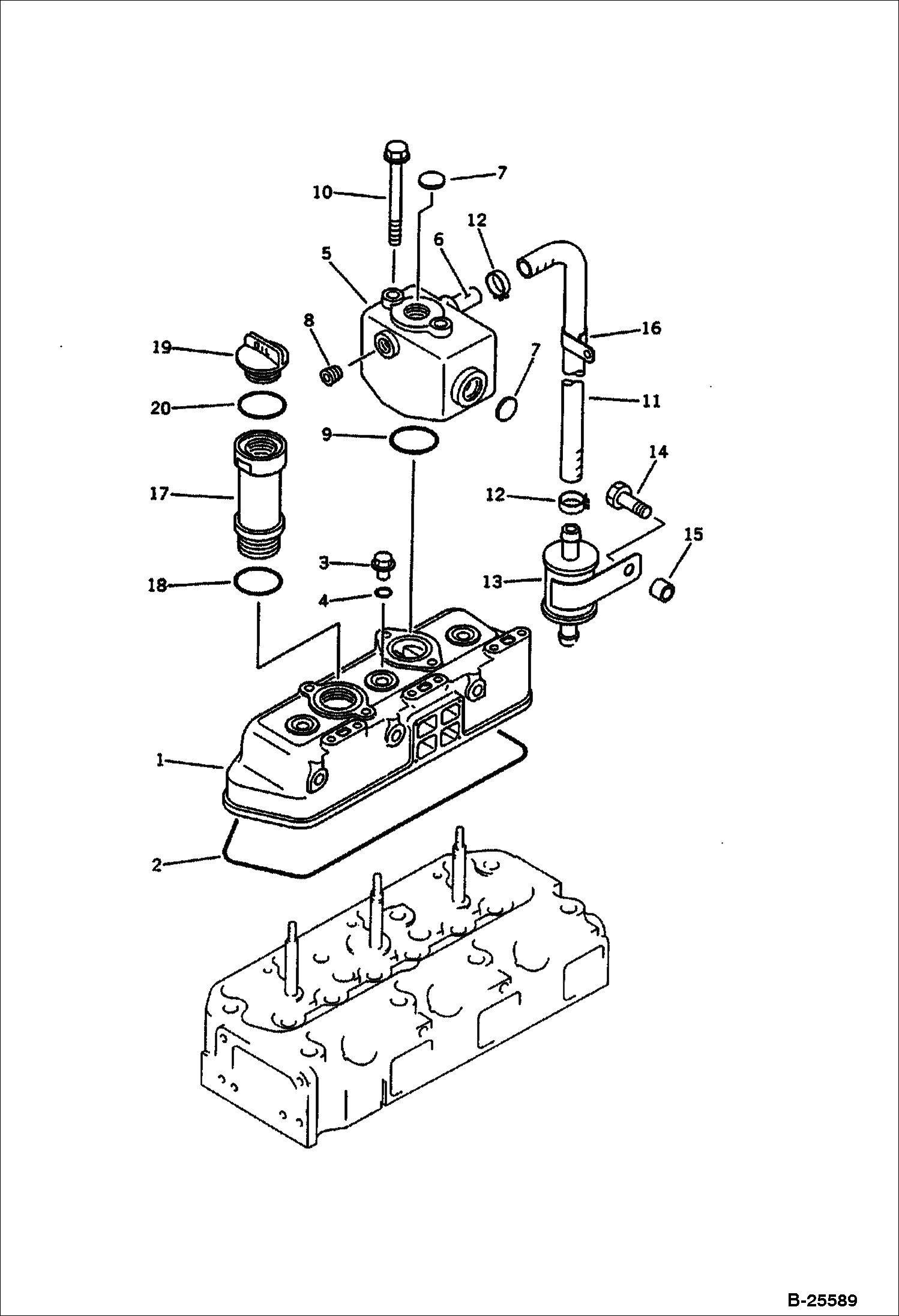 КРЫШКА ГОЛОВКИ ЦИЛИНДРА