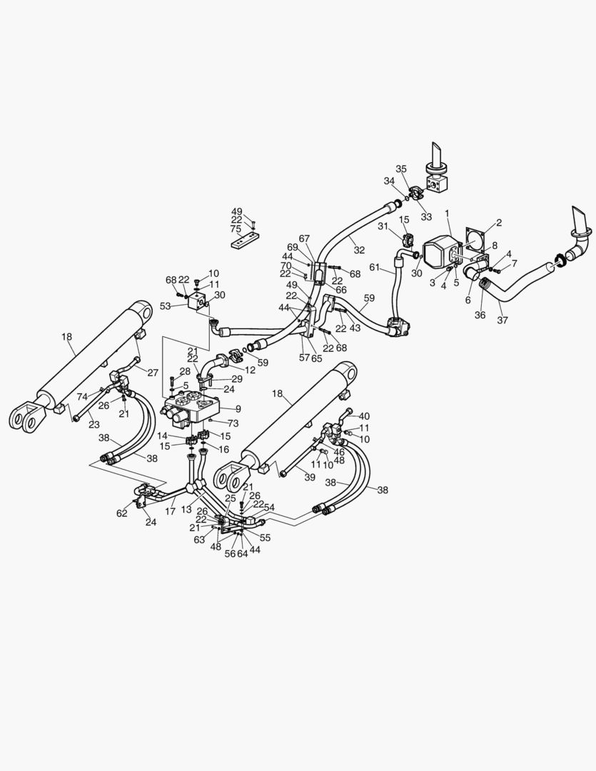Спецтехника 5290 MAIN PIPING(2)-Mechanical Lever [10013~] - главное фото