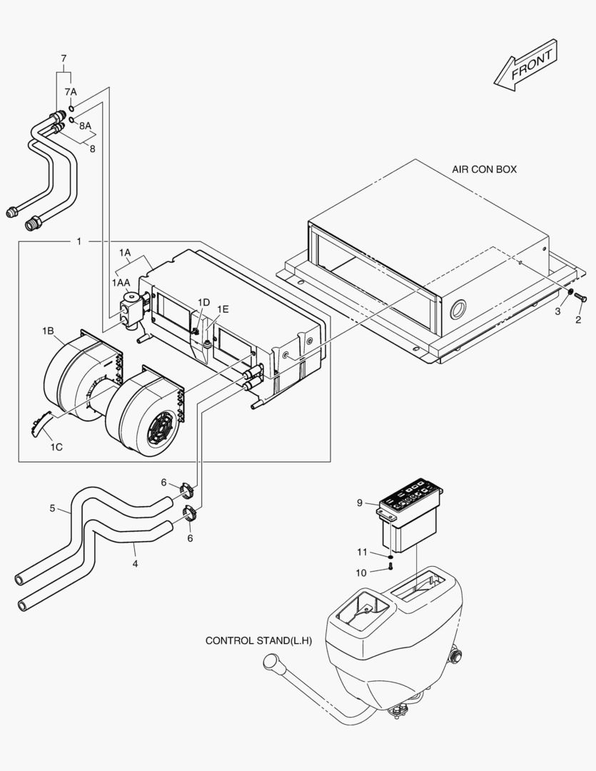 1620 AIR CONDITIONER - CABIN [50001~50822]