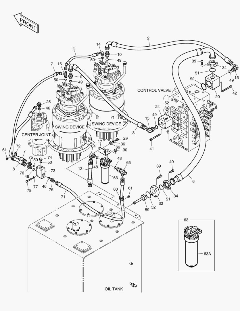 ТУБОПРОВОД МАСЛЯНОГО РАДИАТОРА(2)