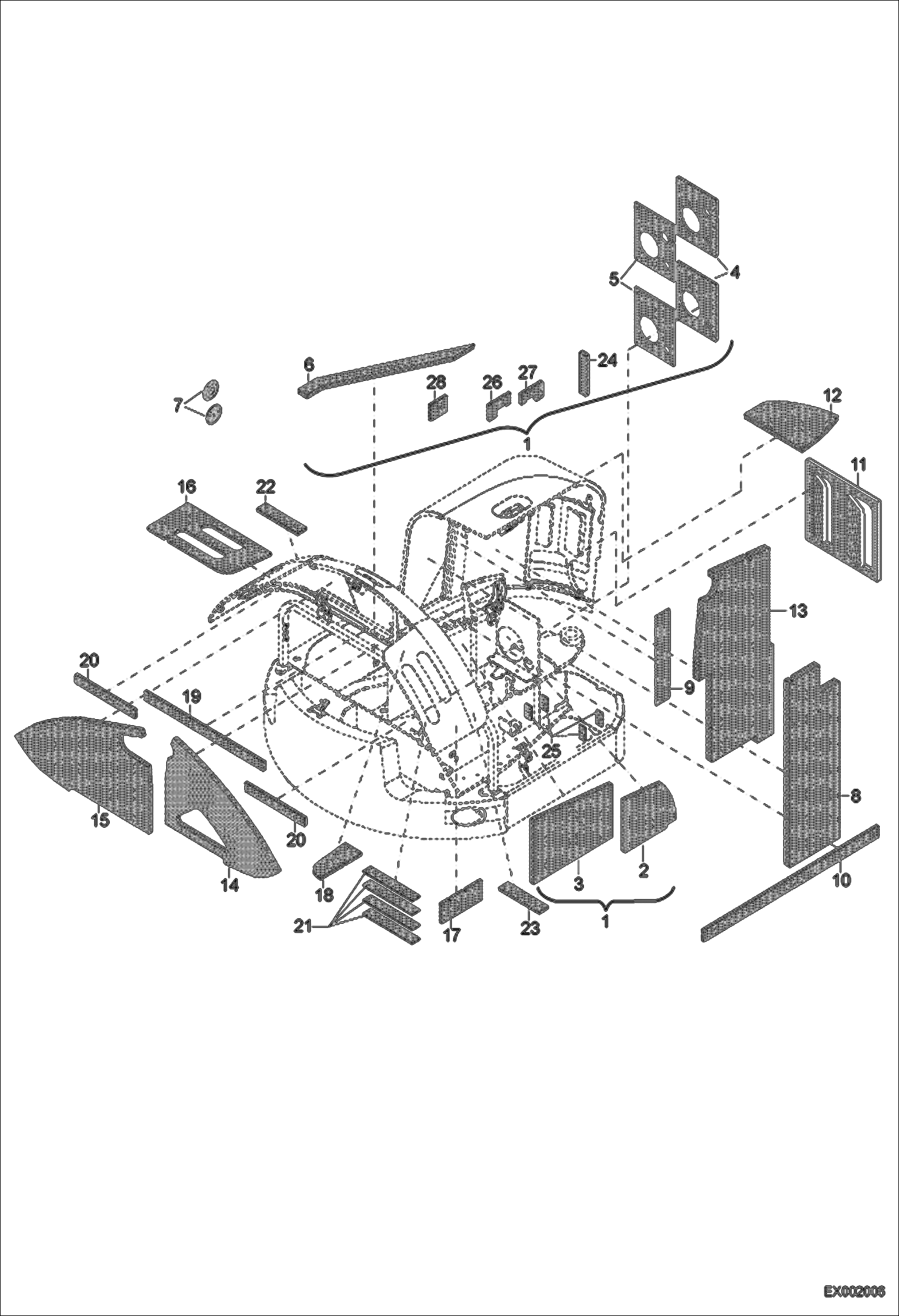 КОМПЛЕКТ УПЛОТНИТЕЛЬНЫХ ПРОКЛАДОК