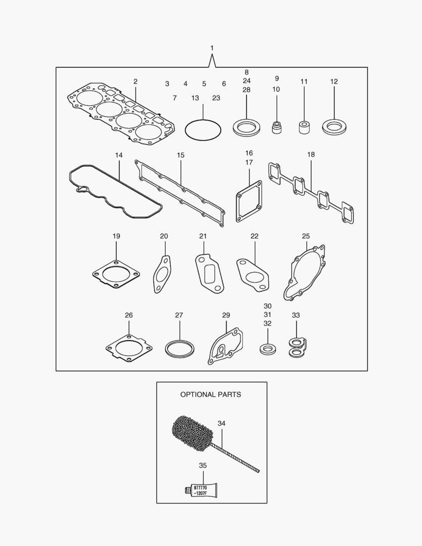 НАБОР ПРОКЛАДОК