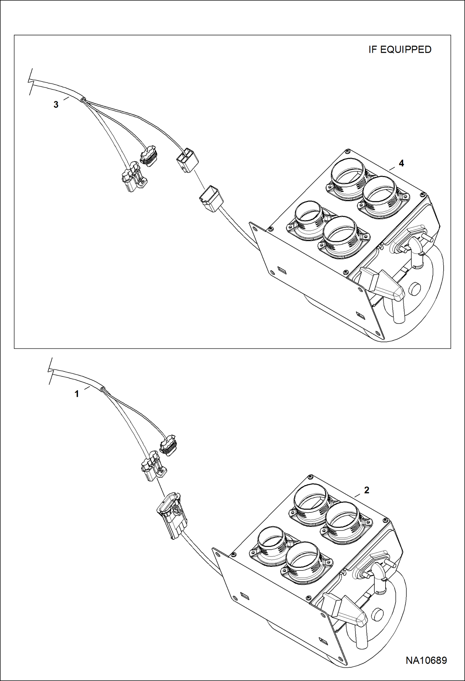 ЭЛЕКТРОСХЕМА КАБИНЫ (НИЖНИЙ ЖГУТ ПРОВОДОВ) (ИДЕНТИФИКАЦИЯ)