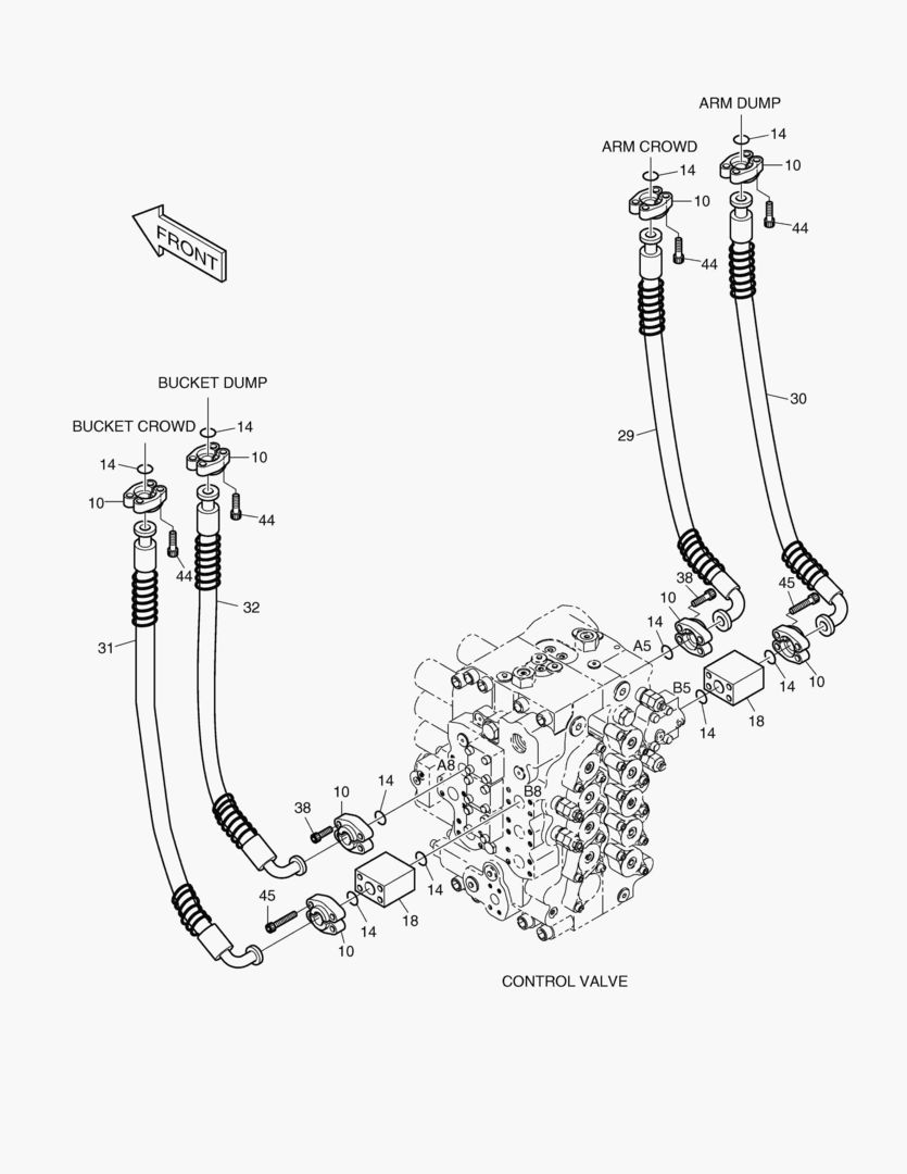 ГЛАВНАЯ МАГИСТРАЛЬ(3)-РУКОЯТЬ,КОВШ