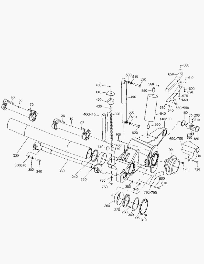 G250-8 FRONT AXLE SUSPENSION [810053~]