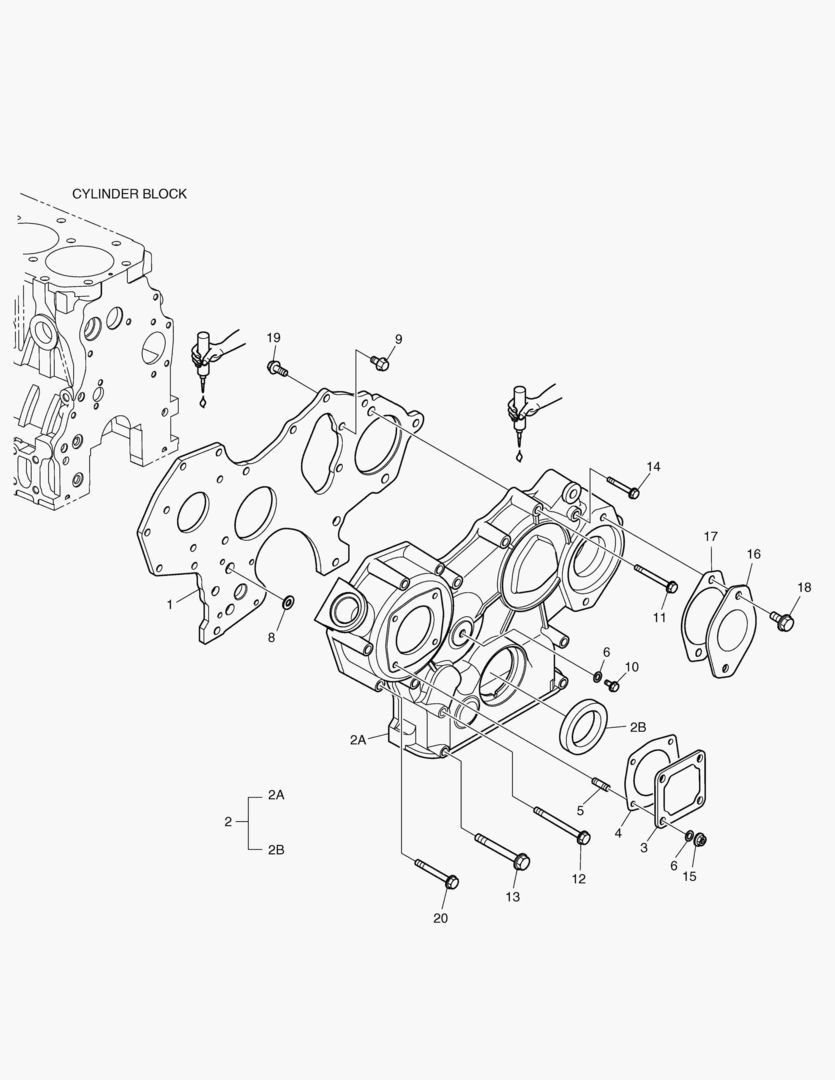 Спецтехника ПЕРЕДНЯЯ КРЫШКА КОРОБКИ ПЕРЕДАЧ от Globus Machinery
