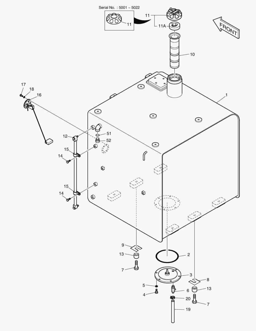 1200 FUEL TANK [5001~7674]
