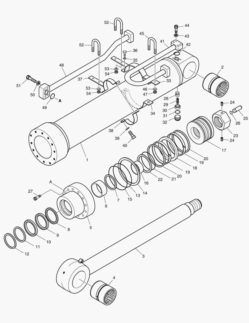 4301 ARM CYLINDER - ARM 2.9m [10106~]