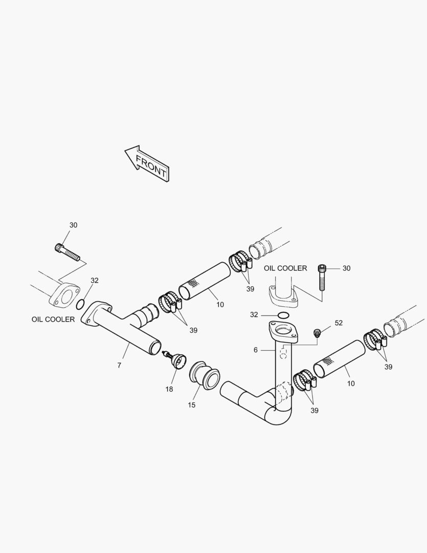ТУБОПРОВОД МАСЛЯНОГО РАДИАТОРА(3)
