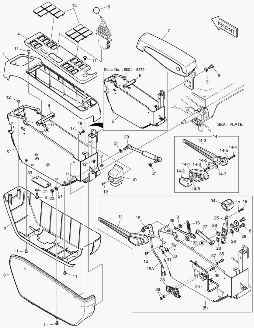 Спецтехника 7340 CONTROL STAND - L.H(ROPS) [5001~7129] - главное фото