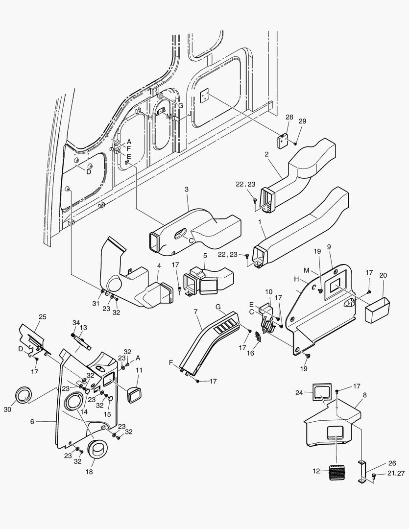 КРЫШКА ТРУБОПРОВОДА В СБОРЕ