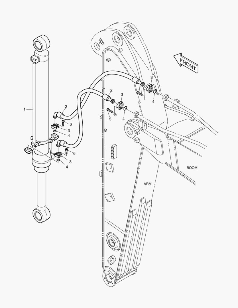 ГИДРОСИСТЕМА РУКОЯТИ - РУКОЯТЬ 2.0 м