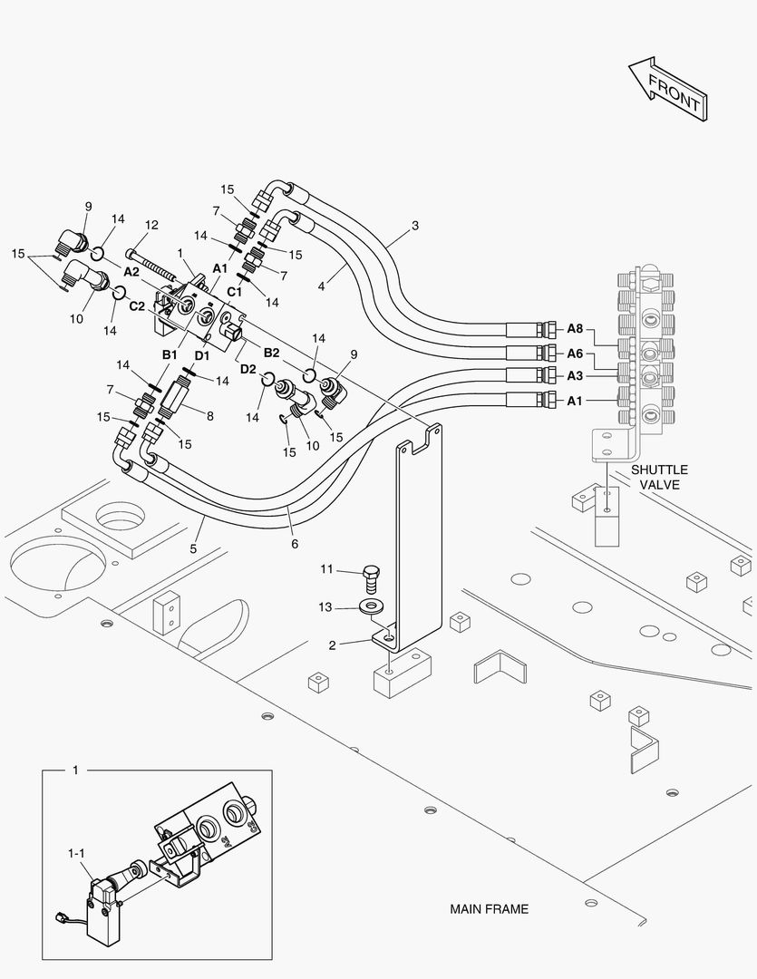 ТРУБОПРОВОД СЕРВОУПРАВЛЕНИЯ - ИЗМЕНЕНИЕ РЕЖИМА(1)