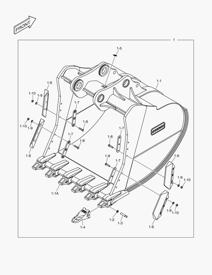 7140 BUCKET ASS`Y - 5.58mВі - S CLASS
