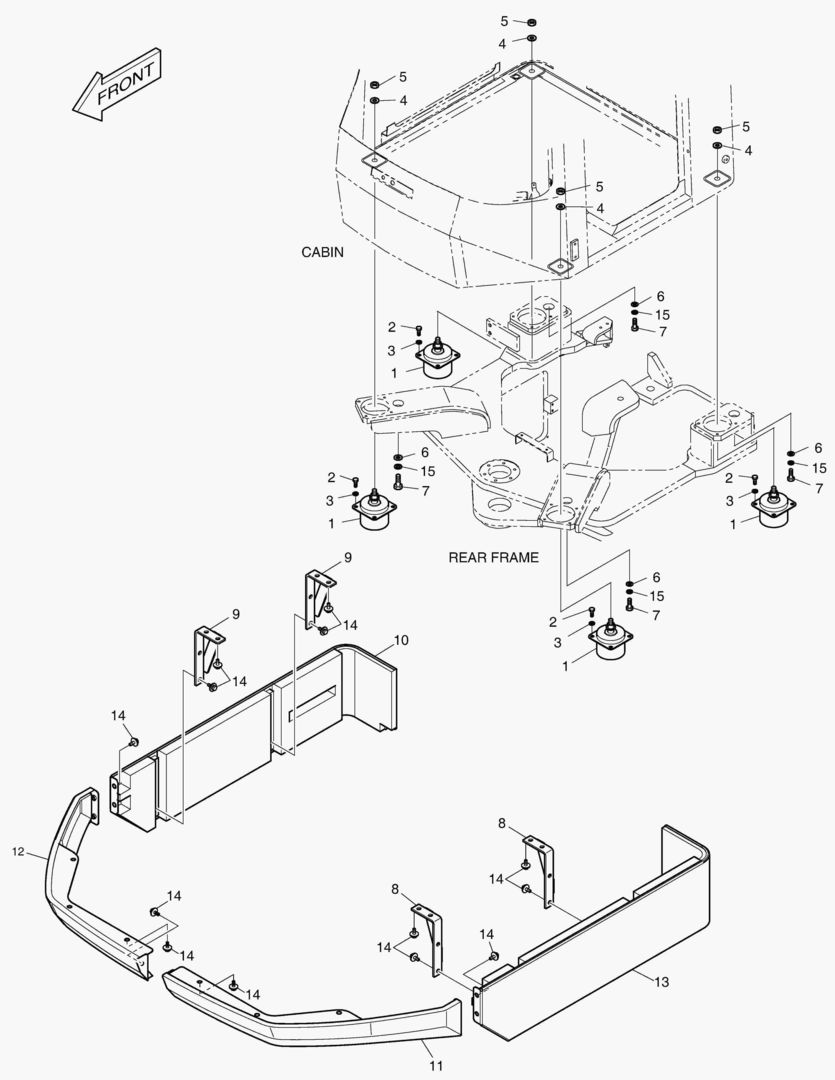 1280 CABIN MOUNTING [5001~5036]