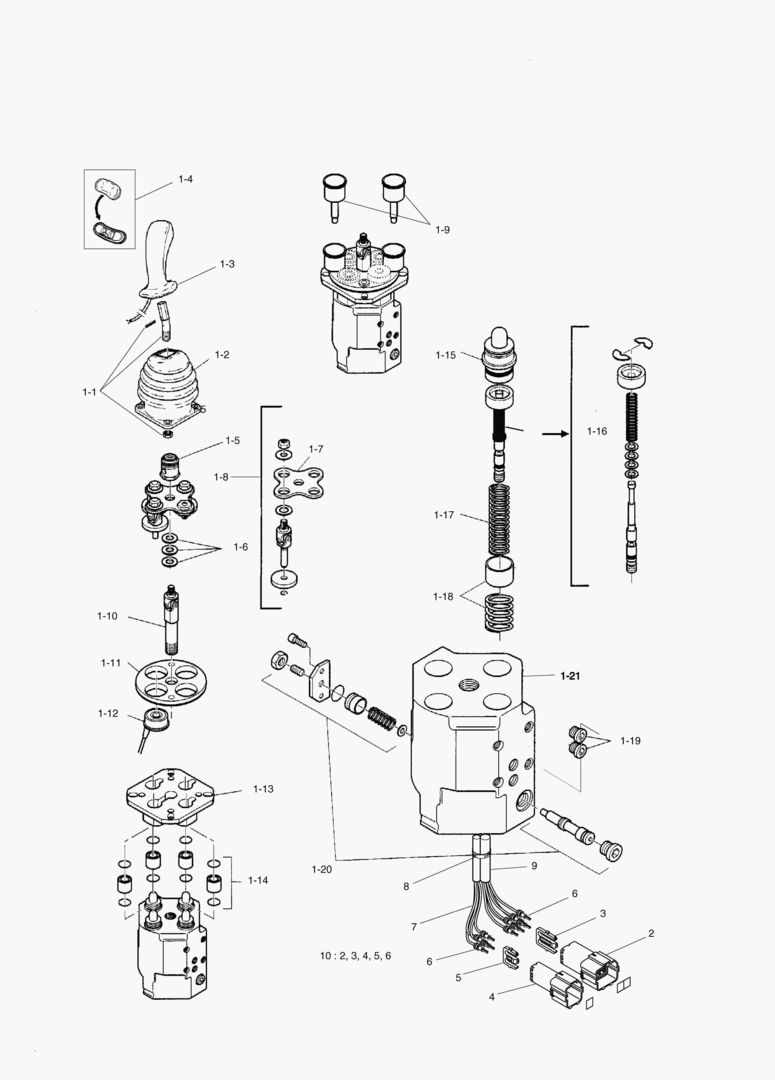 3460 REMOTE CONTROL VALVE-2 SPOOL [1001~1035]