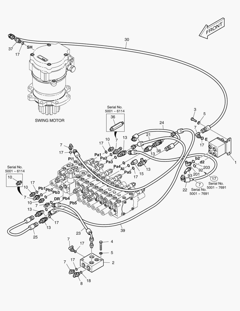 ТРУБОПРОВОД СЕРВОУПРАВЛЕНИЯ(2) - K ТИП