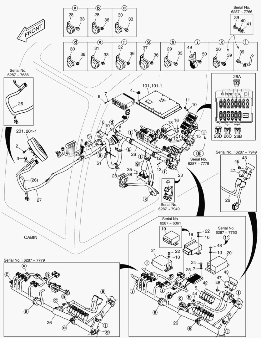 Спецтехника 7741 ELECTRIC PARTS - CABIN(ROPS) [6287~] - главное фото
