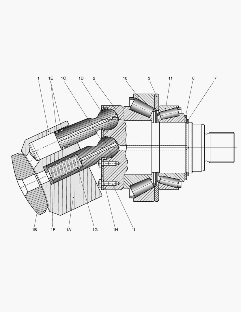 ХОДОВОЙ ГИДРОМОТОР-РОТОР В СБОРЕ