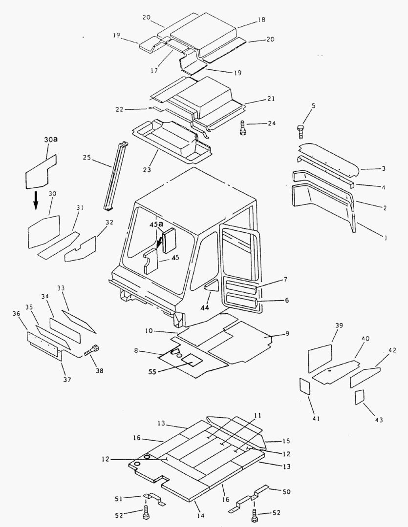 Схема G078-1 INSULATION; CABIN