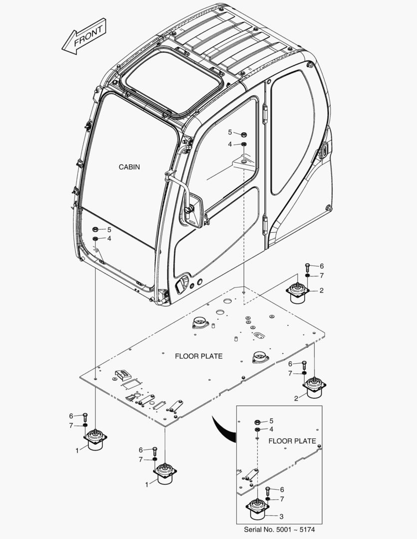 УСТАНОВКА КАБИНЫ