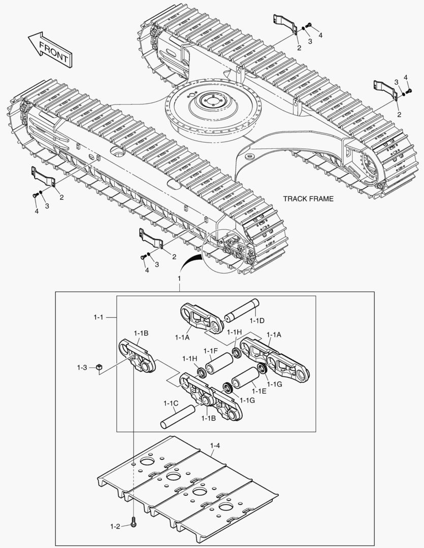 БАШМАК ГУСЕНИЦЫ-600G(ДВОЙНОЙ ГРУНТОЗАЦЕП)