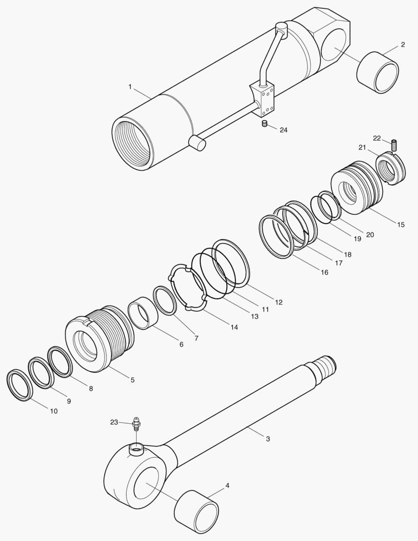 Спецтехника 4455 OUTRIGGER CYLINDER-REAR [2750~] - главное фото