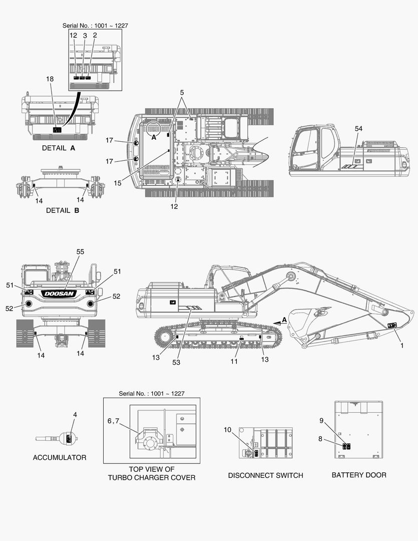 ПРЕДУПРЕЖДАЮЩАЯ ТАБЛИЧКА - ВНЕШНЯЯ ЧАСТЬ