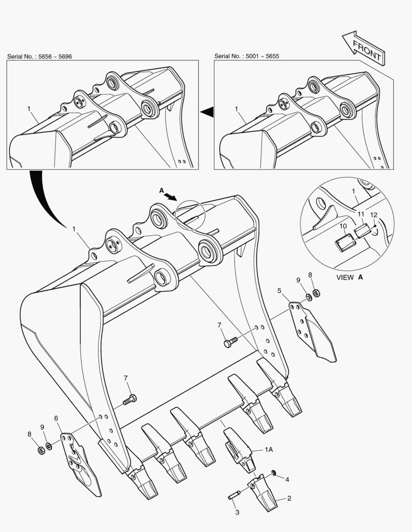 6470 BUCKET ASS`Y - 1.28mВі