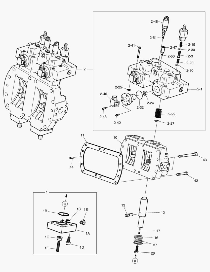 ОСНОВНОЙ НАСОС - УПРАВЛЕНИЕ