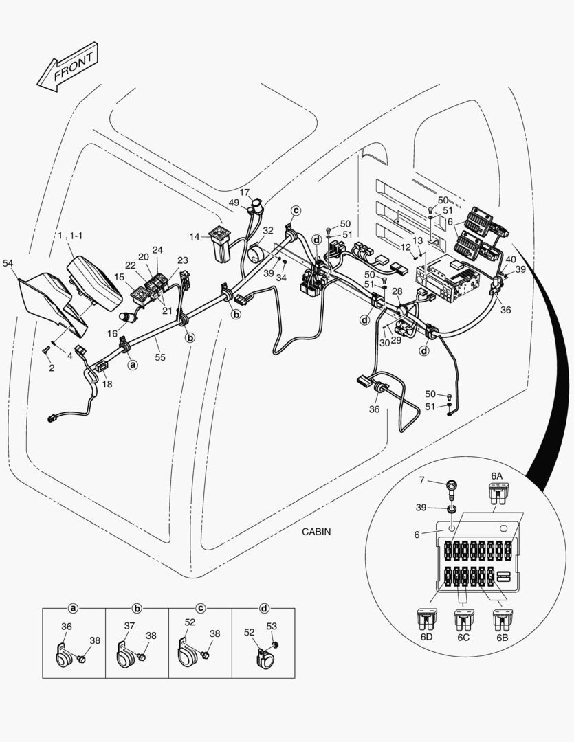 1691 ELECTRIC PARTS - CABIN [5309~]