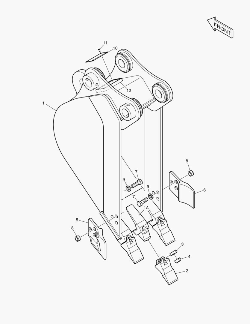 КОВШ - 300 мм УЗКИЙ