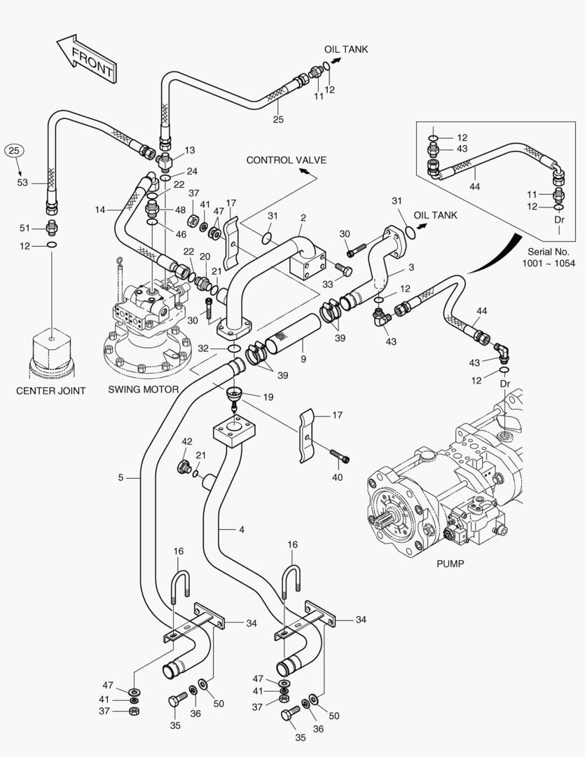ТУБОПРОВОД МАСЛЯНОГО РАДИАТОРА(2)