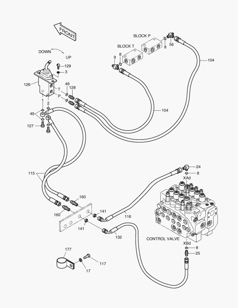 ТРУБОПРОВОД СЕРВОУПРАВЛЕНИЯ(6)