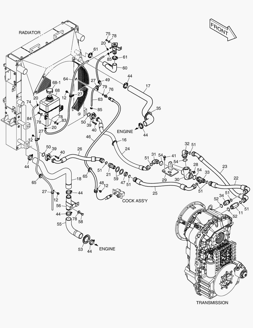 ТУБОПРОВОД МАСЛЯНОГО РАДИАТОРА (1)