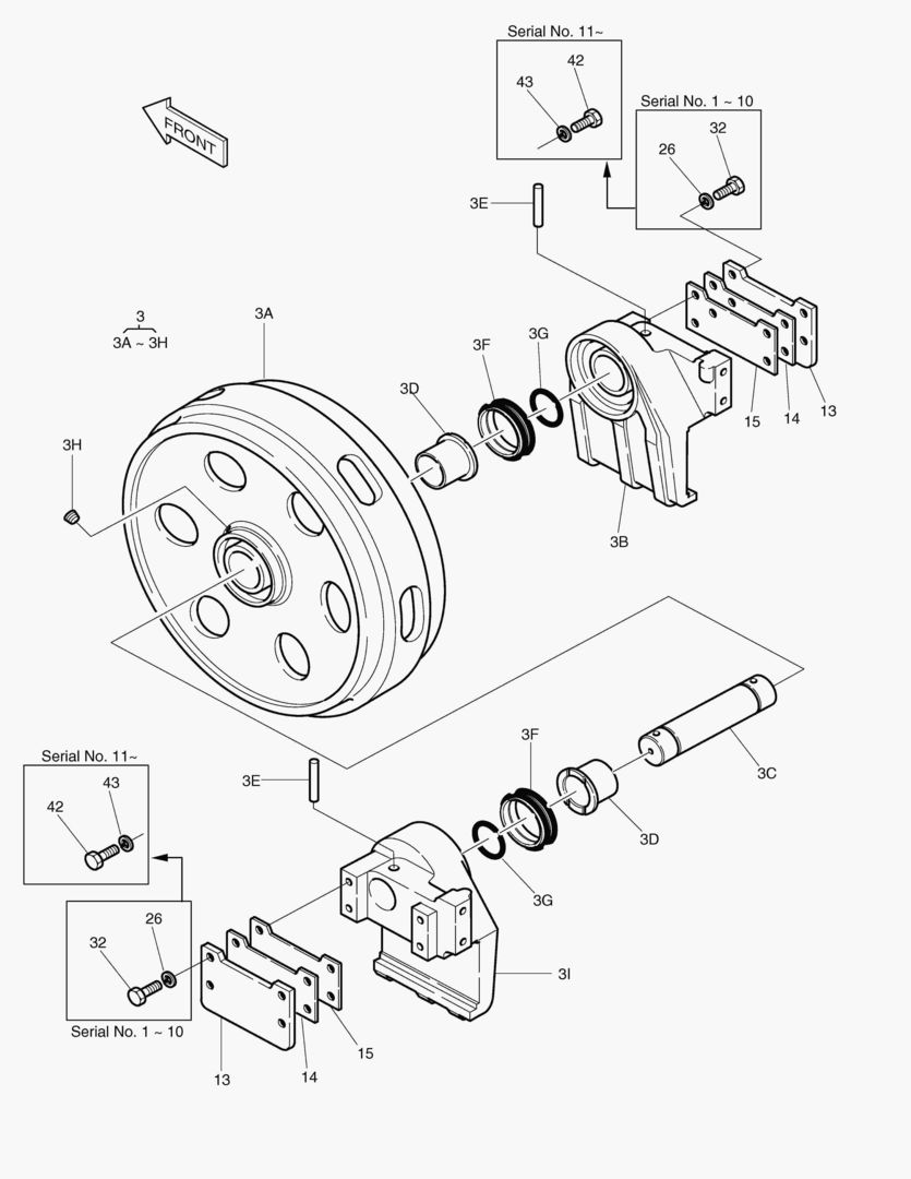 НАТЯЖНОЕ КОЛЕСО В СБОРЕ