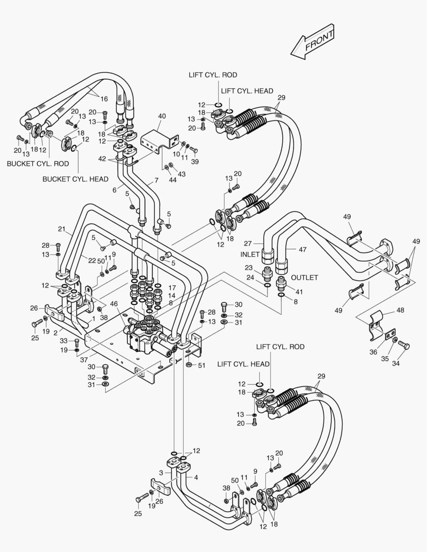 1211 CONTROL VALVE PIPING-2 SPOOL(TOSHIBA) [1141~]