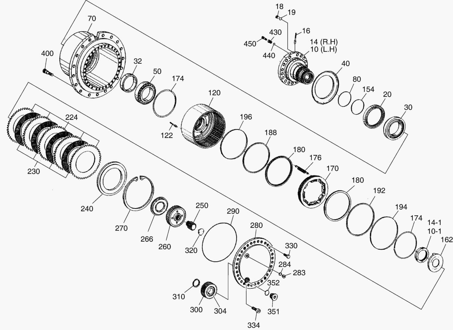 ВТОРИЧНЫЙ ВАЛ - ЗАДНЯЯ ОСЬ