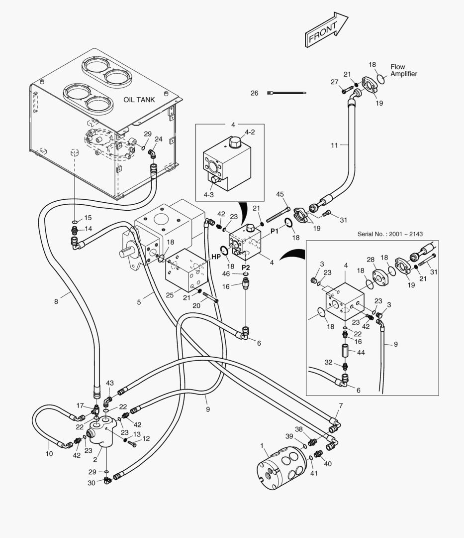 АВАРИЙНЫЙ РУЛЕВОЙ ТРУБОПРОВОД-ОПЦИЯ