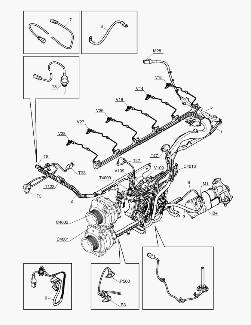 050 CABLE HARNESS